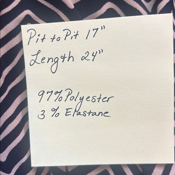 Chaps petite brown and black sleeveless blouse, size Petite medium, GUC - Picture 11 of 11